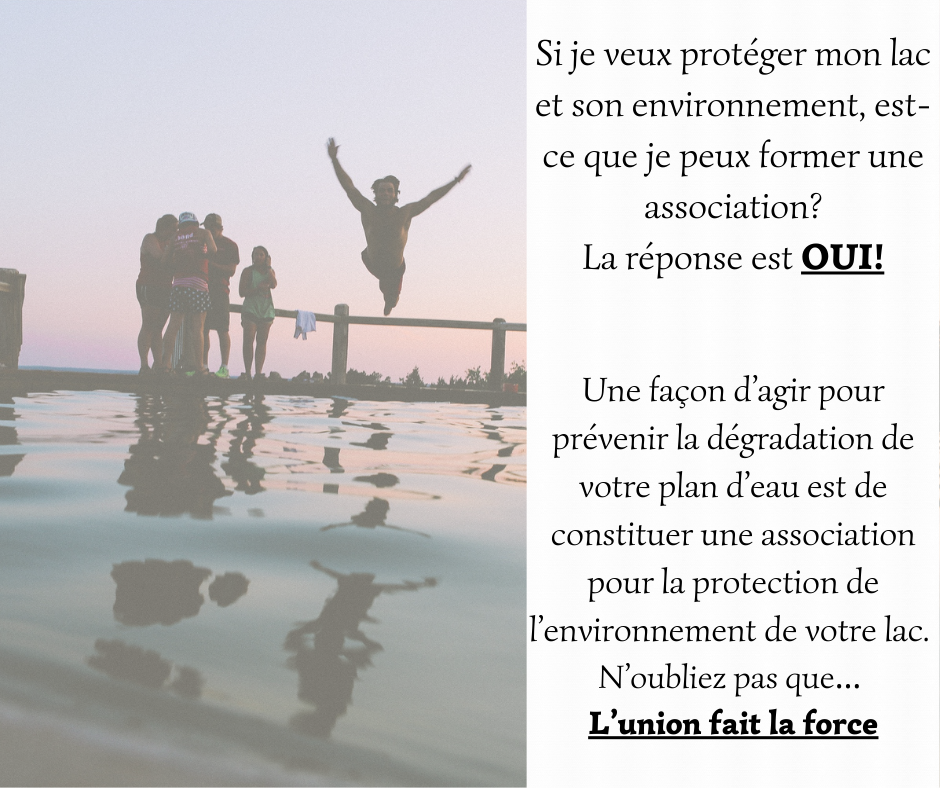 Former Une Association Du Lac Vous Tente Municipalite De Lac Saint Paul
