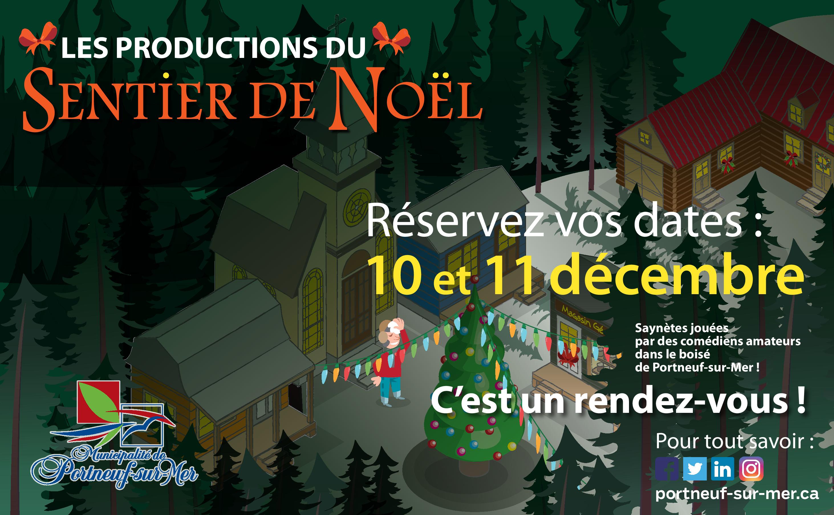 Sentier de Noël Municipalité de PortneufsurMer