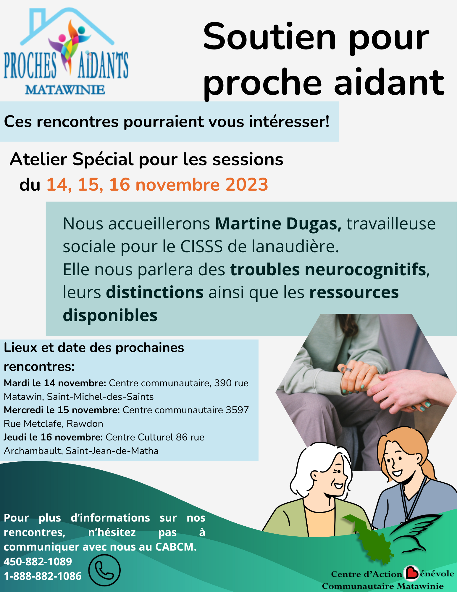 Programme Proche Aidant Rencontres de soutien pour les proches aidants - Municipalité de Saint ...