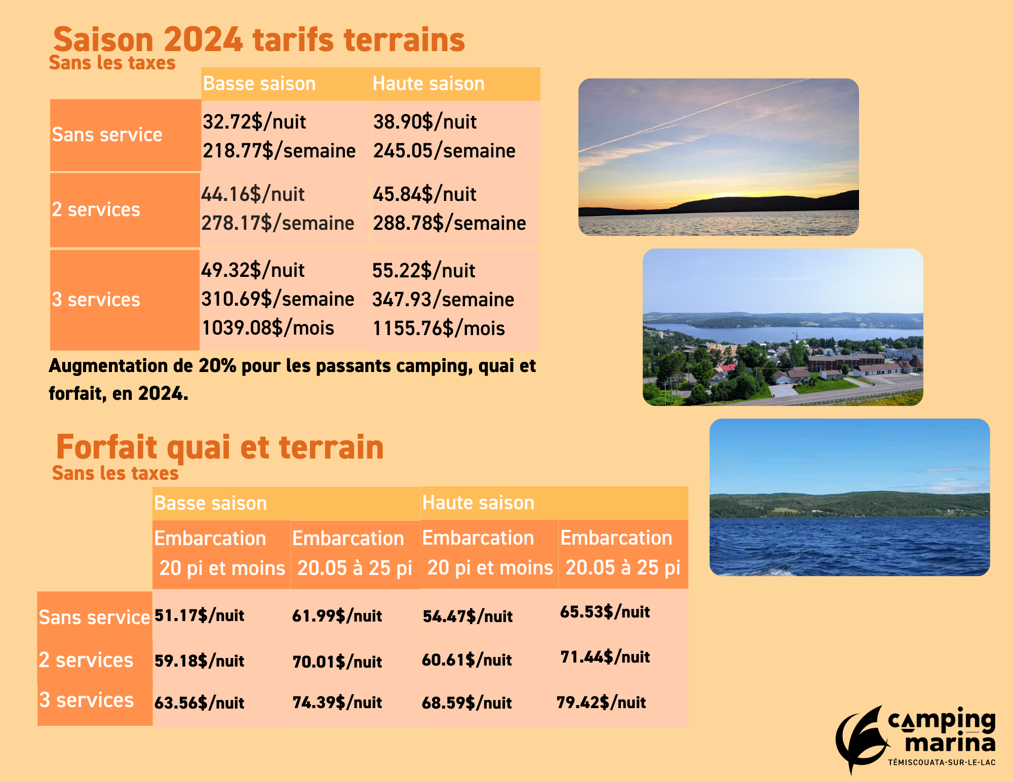 Camping Marina Ville de TémiscouatasurleLac